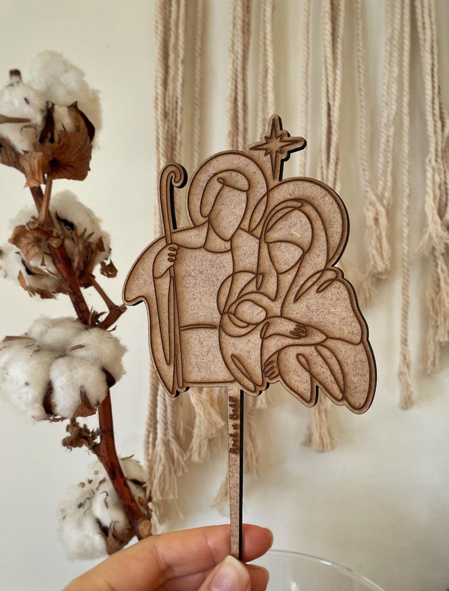 Cake topper Natal - Família