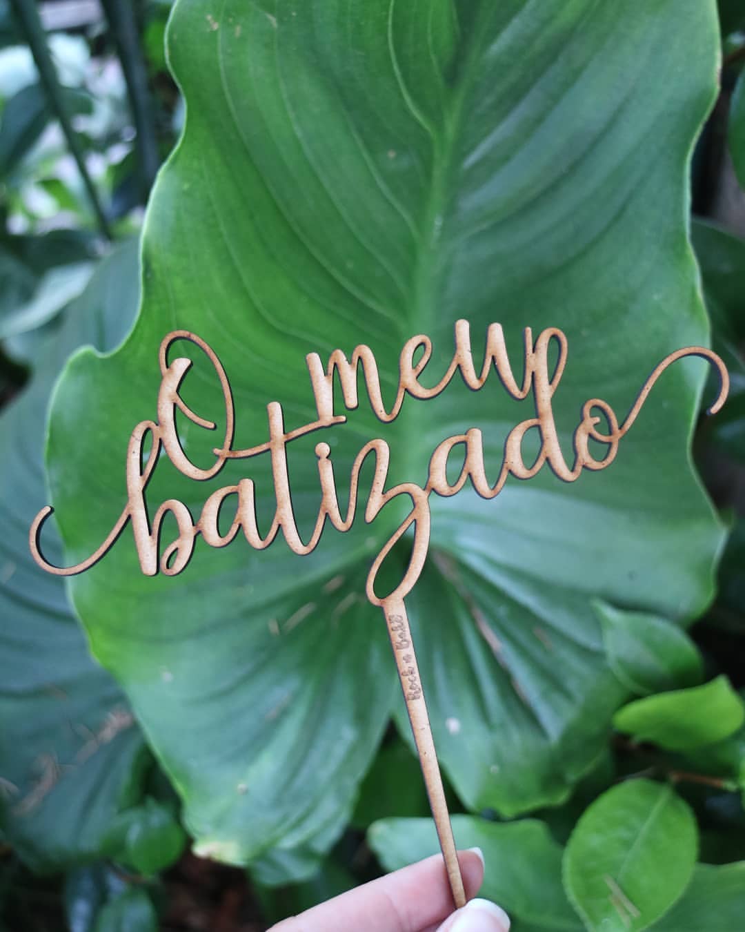 Cake topper O meu batizado