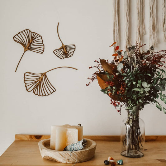 Pack 3 Ginkgo Biloba em MDF